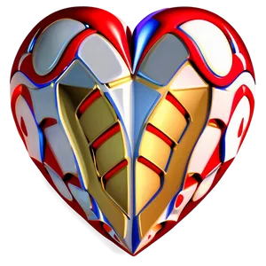 Stylized Heart Vector Png 06132024 PNG image