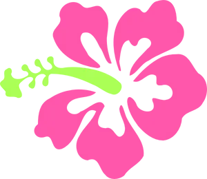 Stylized Hibiscus Graphic
