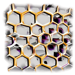 Stylized Honeycomb Pattern PNG 05232024 PNG