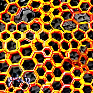 Stylized Honeycomb Pattern PNG 47 PNG