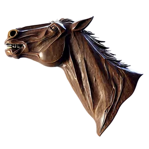 Stylized Horse Head Design Png Wap PNG image