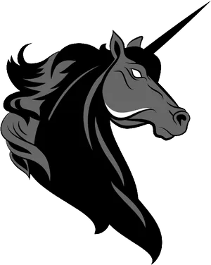 Stylized Horse Profile Graphic