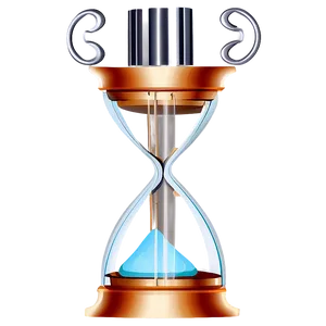 Stylized Hourglass Graphic PNG 05232024
