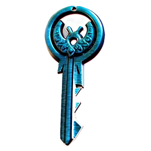 Stylized House Key PNG Knv