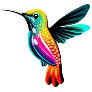 Stylized Hummingbird Png 05212024 PNG image
