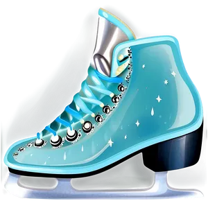 Stylized Ice Skate PNG 31
