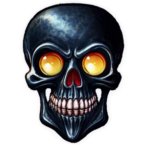 Stylized Jolly Roger Skull PNG