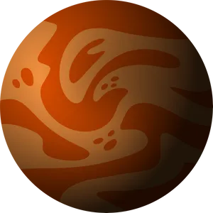Stylized Jupiter Illustration