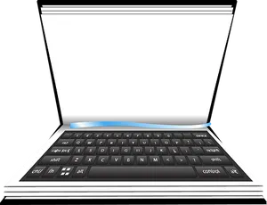 Stylized Laptop Graphic