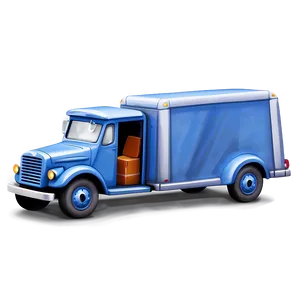 Stylized Mail Truck Icon Png Nil39 PNG image