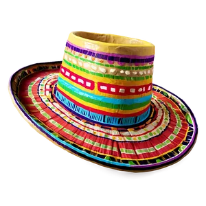 Stylized Mexican Hat PNG Crp