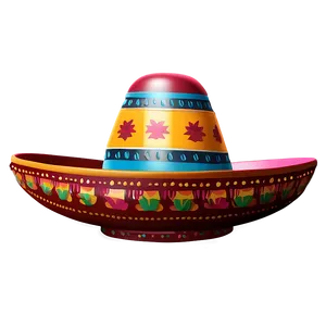 Stylized Mexican Hat PNG Wcp PNG