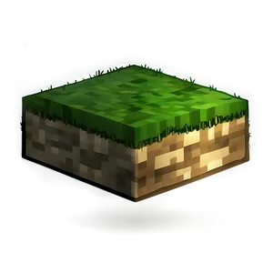 Stylized Minecraft Grass Block Png 59 PNG image