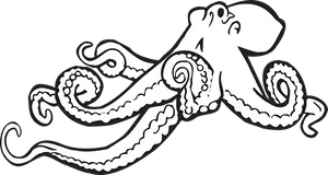 Stylized Octopus Graphic