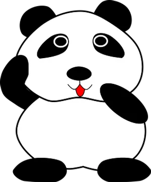 Stylized Panda Illustration