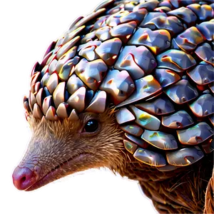 Stylized Pangolin Icon Png 06212024 PNG image