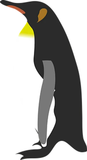 Stylized Penguin Graphic