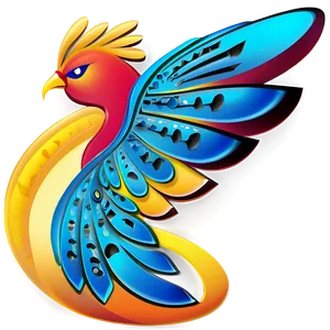 Stylized Phoenix Icon PNG Uxk PNG