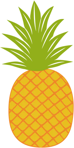 Stylized Pineapple Graphic PNG image