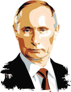Stylized Portraitof Vladimir PNG image