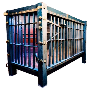 Stylized Prison Cell PNG 06202024