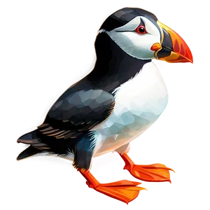 Stylized Puffin Graphic PNG 18 PNG