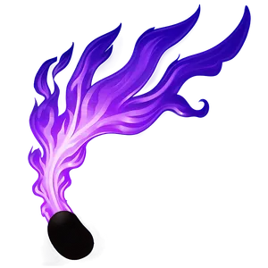 Stylized Purple Fire Png 9 PNG image