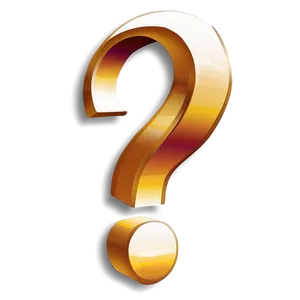 Stylized Question Mark PNG Hpo PNG