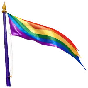 Stylized Rainbow Flag Png Mhe84 PNG image