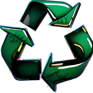 Stylized Recycle Symbol Png 06212024 PNG image