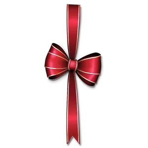 Stylized Red Bow Png 05252024 PNG image