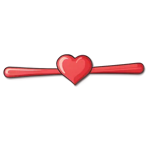 Stylized Red Heart Emoji Png 06262024 PNG image