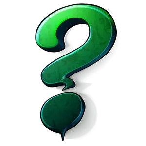 Stylized Riddler Question Mark Png Xfk PNG image