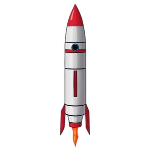 Stylized Rocket Png Rbb PNG image