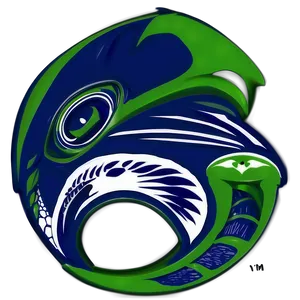 Stylized Seahawks Logo Concept PNG 05242024
