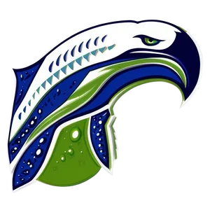 Stylized Seahawks Logo Concept PNG 1
