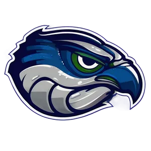 Stylized Seahawks Logo Concept PNG Mti32