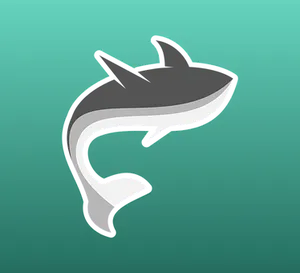 Stylized Shark Icon