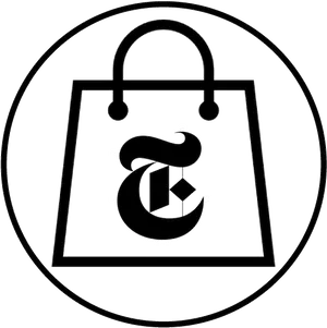 Stylized Shopping Bag Icon PNG