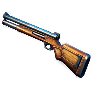 Stylized Shotgun For Game PNG 95
