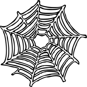 Stylized Spider Web Graphic PNG image