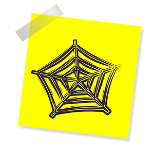 Stylized Spider Web Illustration