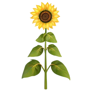 Stylized Sunflower Png 05032024 PNG image