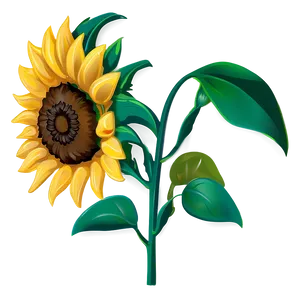 Stylized Sunflower Png 05032024 PNG image