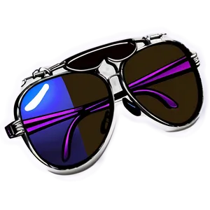 Stylized Sunglasses Illustration PNG image