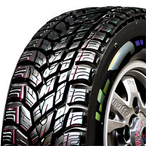 Stylized Tire Tread PNG 06272024
