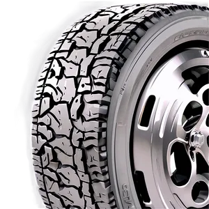 Stylized Tire Tread PNG Sah62