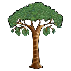 Stylized Tree Elevation PNG 06262024