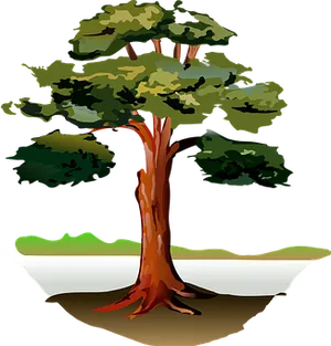 Stylized Tree Illustration