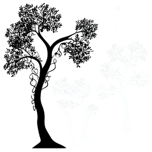 Stylized Tree Silhouette Png 45 PNG image